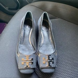 Tory Burch square toe flat